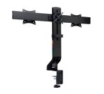 Brazo SmartFit™ de ahorro de espacio para dos monitores