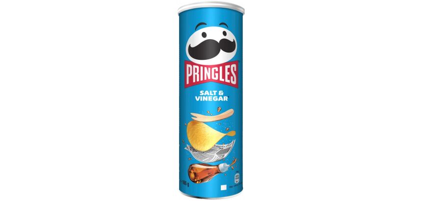 Bote de Snack Pringles Salt- Vinegar 165 g