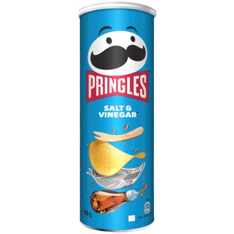 Bote de Snack Pringles Salt- Vinegar 165 g