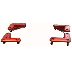 Coins roulants plastique, 200 kg