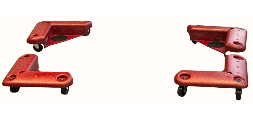 Coins roulants plastique, 200 kg