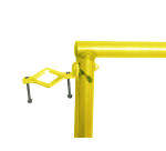Portillon pour barrière de protection Zingué + peint jaune RAL 1018