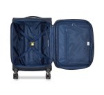 Delsey Brochant 3 - Valise cabine extensible 4 doubles roues 55 cm bleu marine
