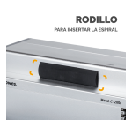 Encuadernadora de espiral metálico Fellowes Eléctrica Metal E200R