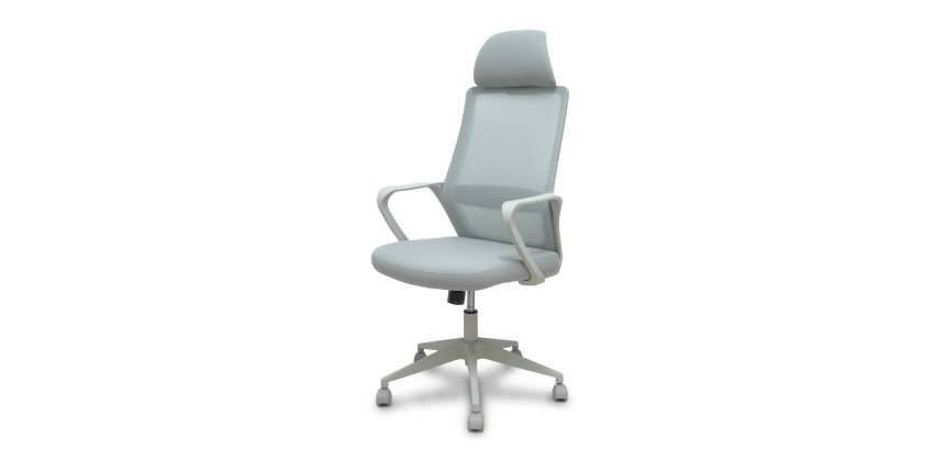 Silla Pro534 respaldo malla negro asiento tela base piramidal negra ruedas nailon - Negro