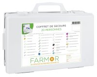Coffret de secours Multirisques 20 personnes en ABS