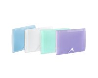 Trieur plastique extensible Propysoft Viquel 6 compartiments - Format A5 paysage