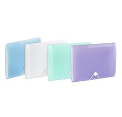 Trieur plastique extensible Propysoft Viquel 6 compartiments - Format A5 paysage