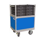 Chariot niveau constant polypropylène 200 kg 800 x 600 mm