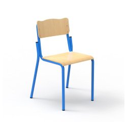 Chaise école Fabiano en hêtre - Taille T5 pour primaire (P3/P4)