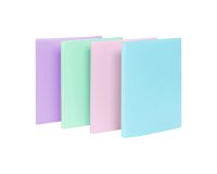 Protège-documents 40 pochettes - 80 vues - A4 - polypropylène - RAINBOW PASTEL VIQUEL - Coloris assortis