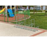 Râtelier 5 vélos avec 4 arceaux antivol