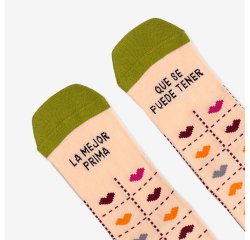 Calcetines "La mejor prima que se puede tener" Fam talla 36-41