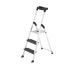 Escabeau HAILO Aluminium 4XL + porte sceau