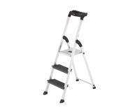 Escabeau HAILO Aluminium 4XL + porte sceau
