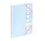 Trieur Extensible 8 compartiments A4 - Rainbow Pastel - Viquel - 25,5 x 32 cm