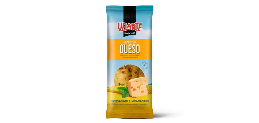 Palitos sabor queso Velarte 60 g - Paquete de 18 unidades
