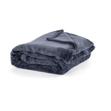 Plaid COSY Microflannel 240x220 cm - Blauw