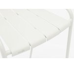 Tabouret haut OUDON extérieur/intérieur en aluminium