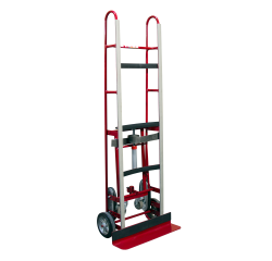 Diable charges volumineuses acier 550 kg bavette fixe 600 x 127 mm roue caoutchouc