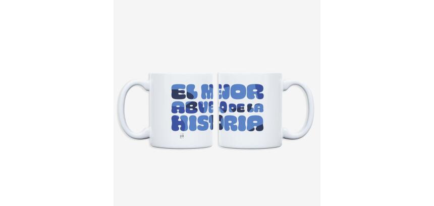 Taza "El mejor abuelo de la historia" 350ml, cerámica 
