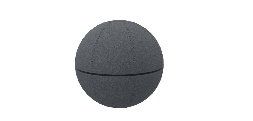 Ballon ergonomique Office Ballz Götessons, 55 cm, tissu Mica
