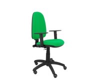 Silla de oficina Ayna brazos regulables ruedas parquet tapizado