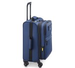 Maubert 2.0 valise cabine extensible 4 doubles roues 55 cm bleu