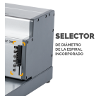 Encuadernadora de espiral metálico Fellowes Eléctrica Metal E200R