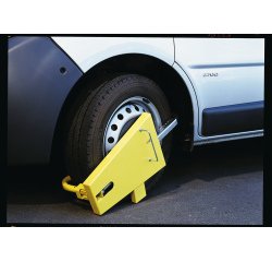 Antivol bloque roue haute sécurité spécial roues carénées