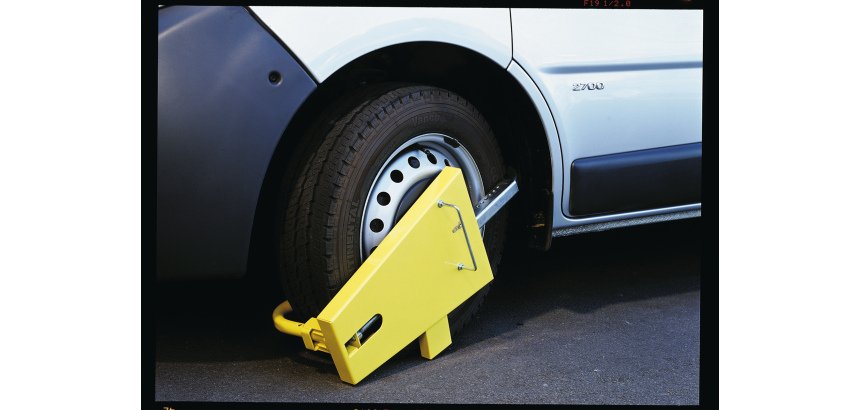Antivol bloque roue haute sécurité spécial roues carénées