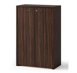 Armoire basse XENNON portes battantes H.131 x L.86 cm