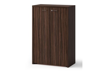 Armoire basse XENNON portes battantes H.131 x L.86 cm