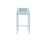 Tabouret haut OUDON extérieur/intérieur en aluminium