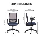 Silla de oficina ergonómica Fellowes Fluenza