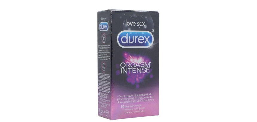 Condomen Durex orgasm'intense 10 st
