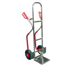 Diable pliant aluminium avec patins 200 kg bavette pliable