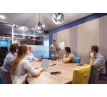 Tableau d'affichage acoustique WALL-UP 200x60cm beige - Legamaster