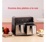 Freidora Aire Doble Leviter Solac