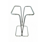 Support sac poubelle en acier galvanisé