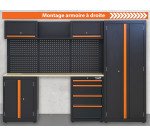 Mobilier de rangement modulable pour garage et atelier
