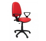 Ayna similpiel brazos fijos