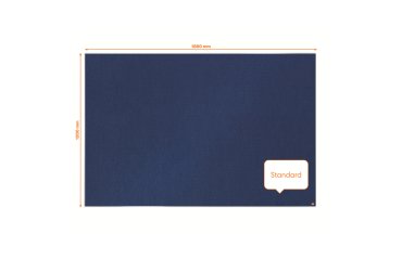 Tablero de anuncios de fieltro Nobo Impression Pro de 1800x1200 mm