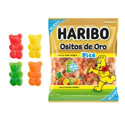 Gominolas Haribo Ositos Oro Pica Maxipack - Bolsa 1 Kg