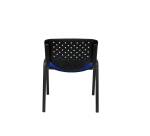 Silla confidente Pétrola - pack de  4 - Azul