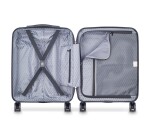 Air Armour Valise cabine Slim 4 doubles roues  55 cm noir