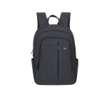Mochila de lona para portátil 15.6" Alpendorf Rivacase impermeable Negro