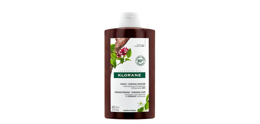 Shampooing à la quinine et edelweiss Bio Klorane - Flacon de 400 ml