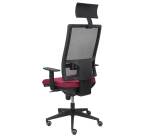 Chaise de bureau HORNA avec têtière non feu