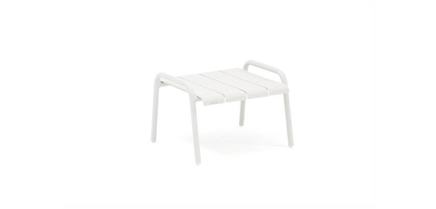 Lage tafel/voetsteun buitenmodel OUDON in aluminium
